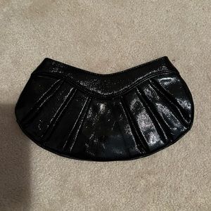 HOBO black patent clutch